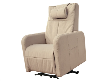 Массажное кресло реклайнер с подъемом FUJIMO LIFT CHAIR F3005 FLFK Ваниль (Sakura 4)